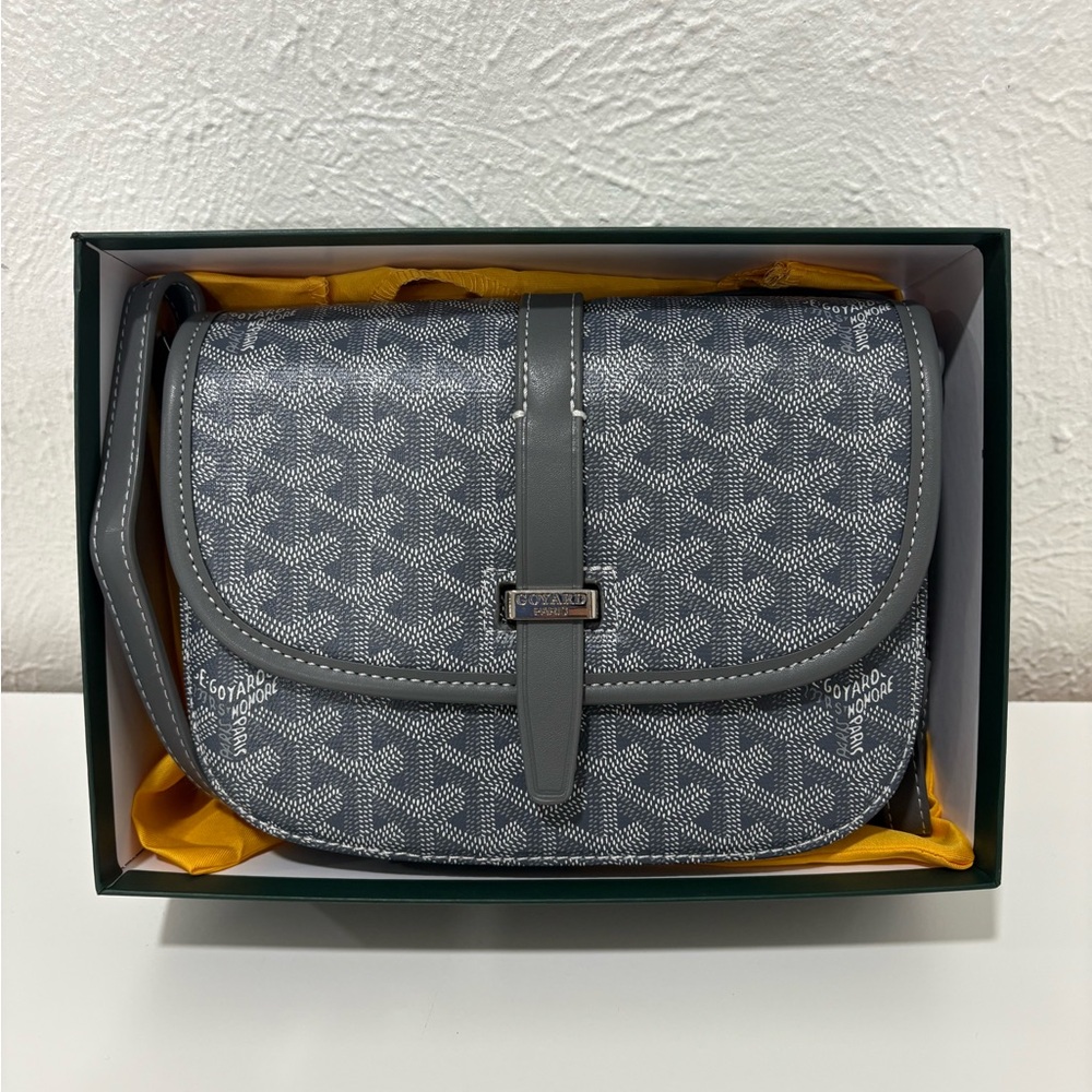 Gray Crossbody Bag
